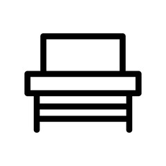 chair icon or logo isolated sign symbol vector illustration - high quality black style vector icons
