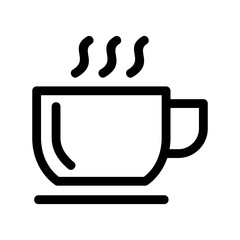 hot drinks icon or logo isolated sign symbol vector illustration - high quality black style vector icons
