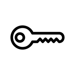 
key icon or logo isolated sign symbol vector illustration - high quality black style vector icons
