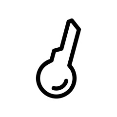 
key icon or logo isolated sign symbol vector illustration - high quality black style vector icons
