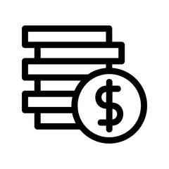 money icon or logo isolated sign symbol vector illustration - high quality black style vector icons
