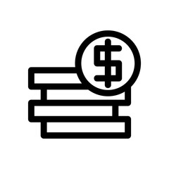 money icon or logo isolated sign symbol vector illustration - high quality black style vector icons
