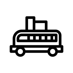 road trip icon or logo isolated sign symbol vector illustration - high quality black style vector icons
