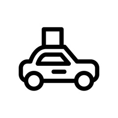 Obraz premium road trip icon or logo isolated sign symbol vector illustration - high quality black style vector icons 