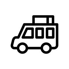 road trip icon or logo isolated sign symbol vector illustration - high quality black style vector icons
