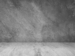 Concrete wall background for displaying products in 3d.