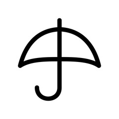 umbrella icon or logo isolated sign symbol vector illustration - high quality black style vector icons
