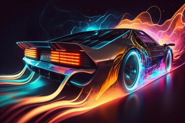 The Need for Speed Knight Rider's Neon Extreme Car Pushes the Limits Generative AI	