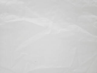 Soft white wrinkled fabric background