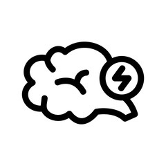 brainstorm icon or logo isolated sign symbol vector illustration - high quality black style vector icons
