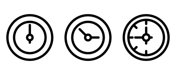 time icon or logo isolated sign symbol vector illustration - high quality black style vector icons
