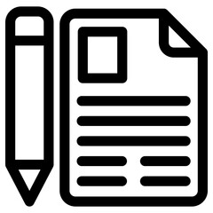 writing icon or logo isolated sign symbol vector illustration - high quality black style vector icons
