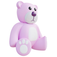 3D Illustration Teddy Bear
