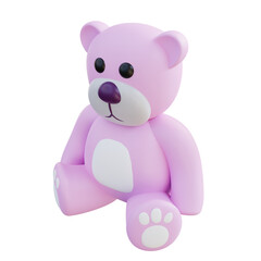 3D Illustration Teddy Bear