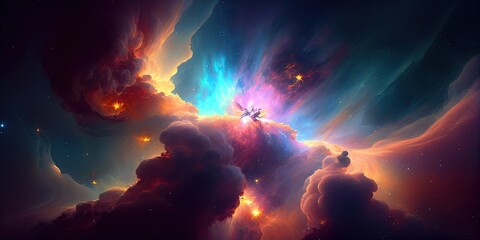nebula colorful