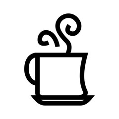 coffee icon or logo isolated sign symbol vector illustration - high quality black style vector icons
