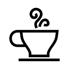 coffee icon or logo isolated sign symbol vector illustration - high quality black style vector icons
