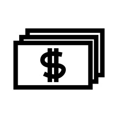 dollar icon or logo isolated sign symbol vector illustration - high quality black style vector icons
