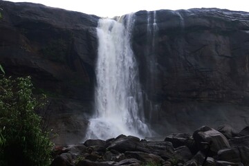 Athirappilly waterfall or Bahubali waterfall south India, Kerala