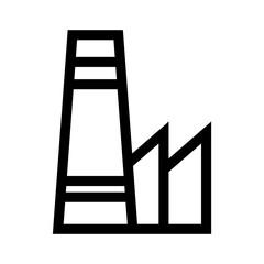 factory icon or logo isolated sign symbol vector illustration - high quality black style vector icons
