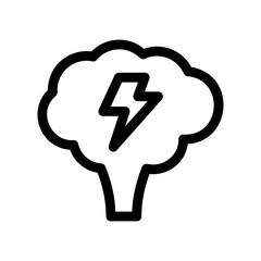 brainstorm icon or logo isolated sign symbol vector illustration - high quality black style vector icons
