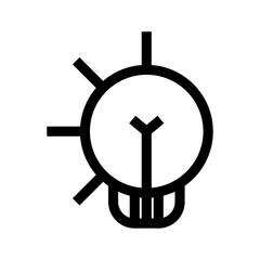 idea icon or logo isolated sign symbol vector illustration - high quality black style vector icons
