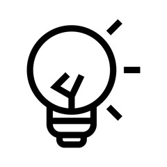 idea icon or logo isolated sign symbol vector illustration - high quality black style vector icons
