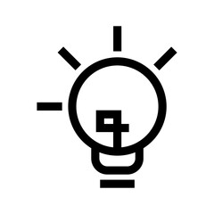 idea icon or logo isolated sign symbol vector illustration - high quality black style vector icons
