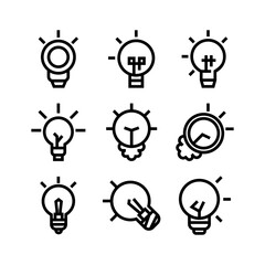 idea icon or logo isolated sign symbol vector illustration - high quality black style vector icons
