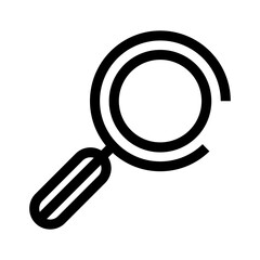 magnify icon or logo isolated sign symbol vector illustration - high quality black style vector icons
