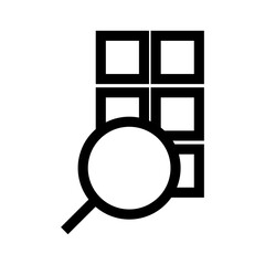 magnify icon or logo isolated sign symbol vector illustration - high quality black style vector icons
