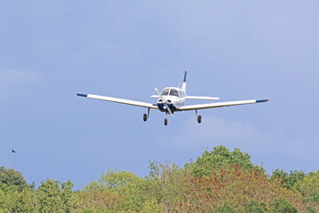 Small private aeroplane, small white aircraft