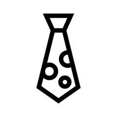necktie icon or logo isolated sign symbol vector illustration - high quality black style vector icons
