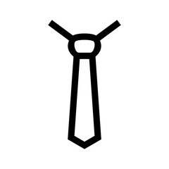 necktie icon or logo isolated sign symbol vector illustration - high quality black style vector icons

