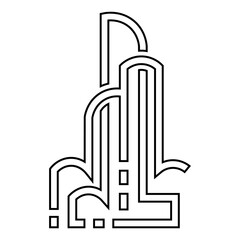 Obraz premium tower icon illustration vector