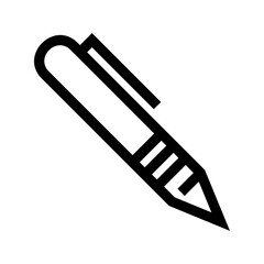 pen icon or logo isolated sign symbol vector illustration - high quality black style vector icons

