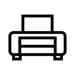 printer icon or logo isolated sign symbol vector illustration - high quality black style vector icons
