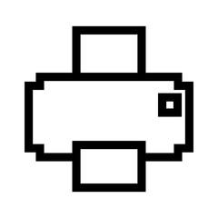 printer icon or logo isolated sign symbol vector illustration - high quality black style vector icons
