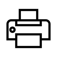 printer icon or logo isolated sign symbol vector illustration - high quality black style vector icons
