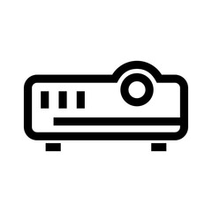 projector icon or logo isolated sign symbol vector illustration - high quality black style vector icons
