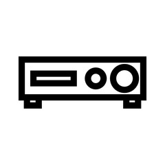 projector icon or logo isolated sign symbol vector illustration - high quality black style vector icons
