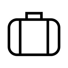 suitcase icon or logo isolated sign symbol vector illustration - high quality black style vector icons
