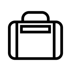 suitcase icon or logo isolated sign symbol vector illustration - high quality black style vector icons
