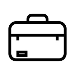 suitcase icon or logo isolated sign symbol vector illustration - high quality black style vector icons
