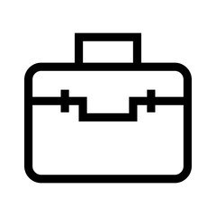 suitcase icon or logo isolated sign symbol vector illustration - high quality black style vector icons
