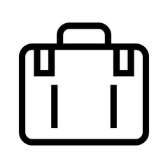 suitcase icon or logo isolated sign symbol vector illustration - high quality black style vector icons
