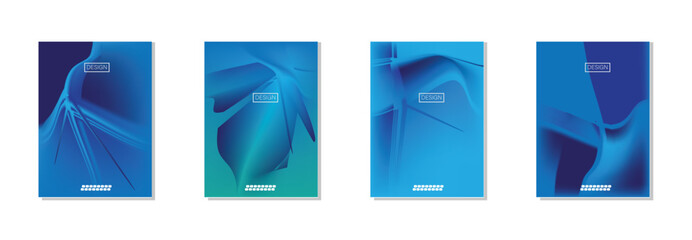 collection of abstract backgrounds with beautiful gradation colors, colorful backgrounds for poster flyer banner backdrop.vertical banner.cool fluid background vector illustration.