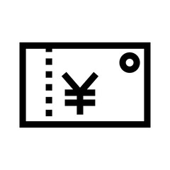 Obraz premium voucher icon or logo isolated sign symbol vector illustration - high quality black style vector icons 