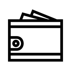 wallet icon or logo isolated sign symbol vector illustration - high quality black style vector icons

