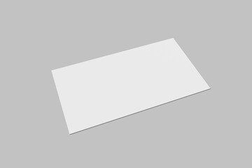 blank business card mockup